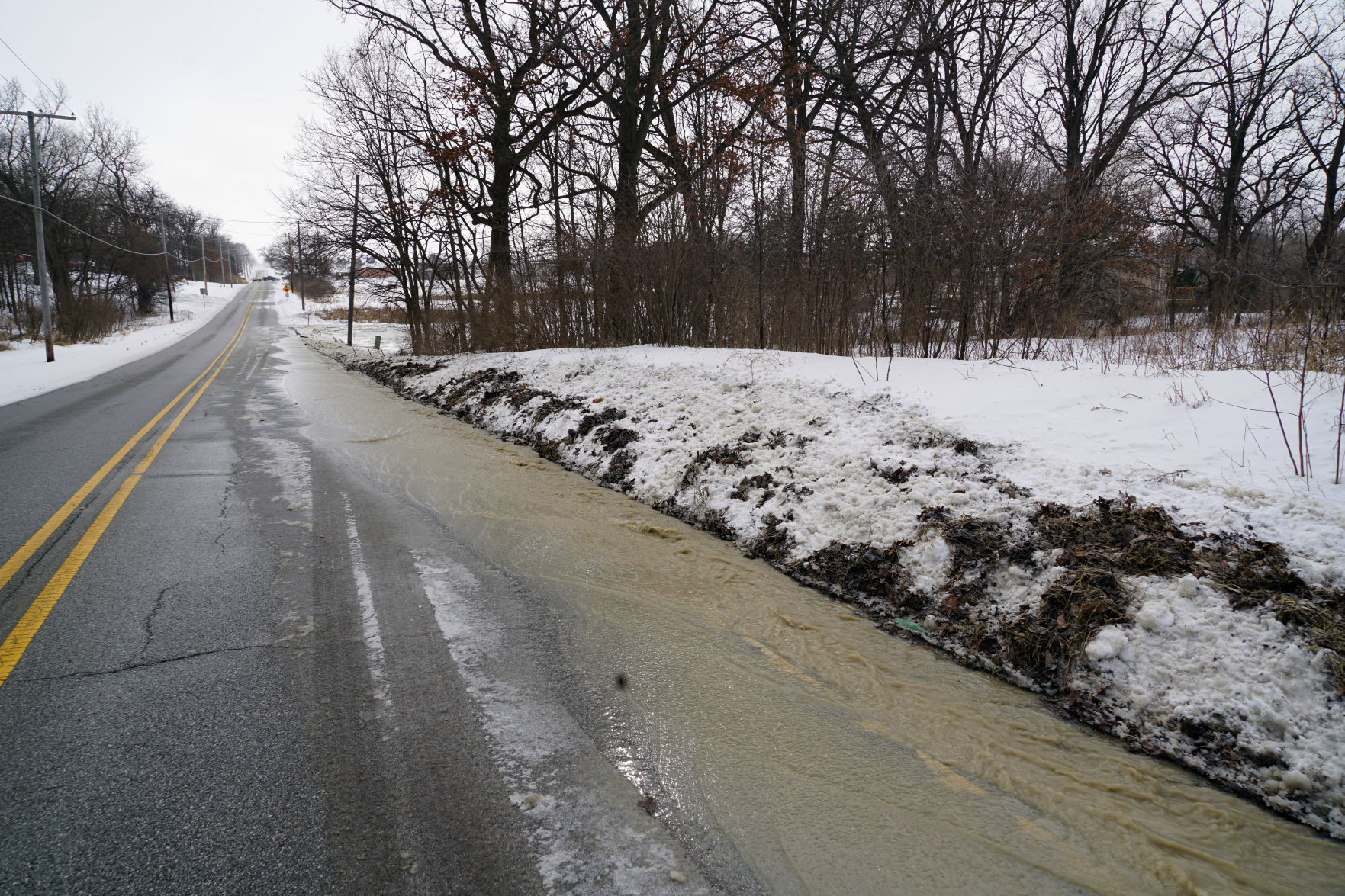 Schererville Water Main Break